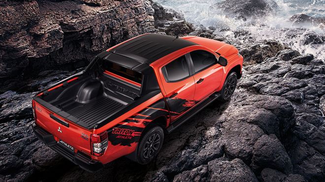 2020 Mitsubishi Triton Athlete is a sticker happy Strada image