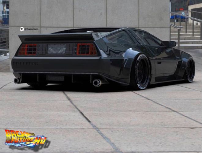 Someone reimagined the Delorean for the 21st century image