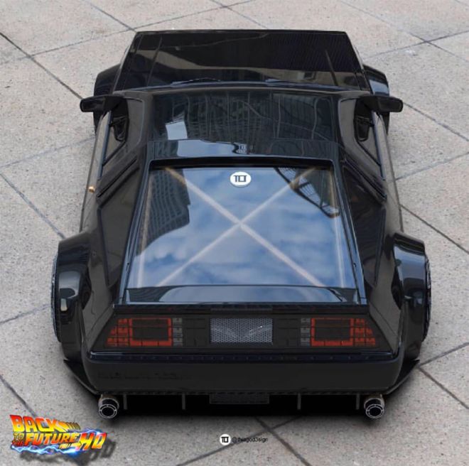 Someone reimagined the Delorean for the 21st century image