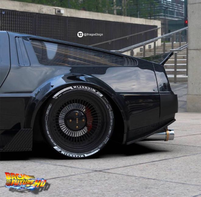 Someone reimagined the Delorean for the 21st century image