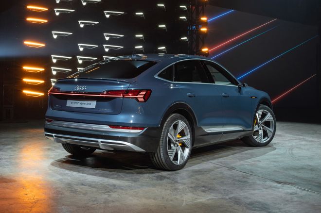Electric Audi E-Tron Sportback gets more range, better styling image