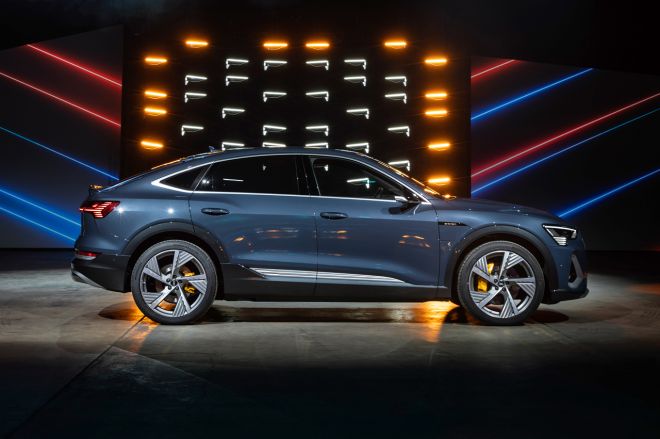 Electric Audi E-Tron Sportback gets more range, better styling image