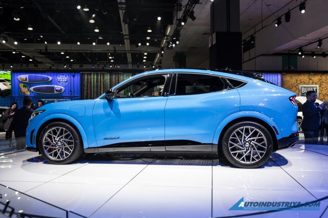 Mustang fans think Mach E is mockery of pony badge image