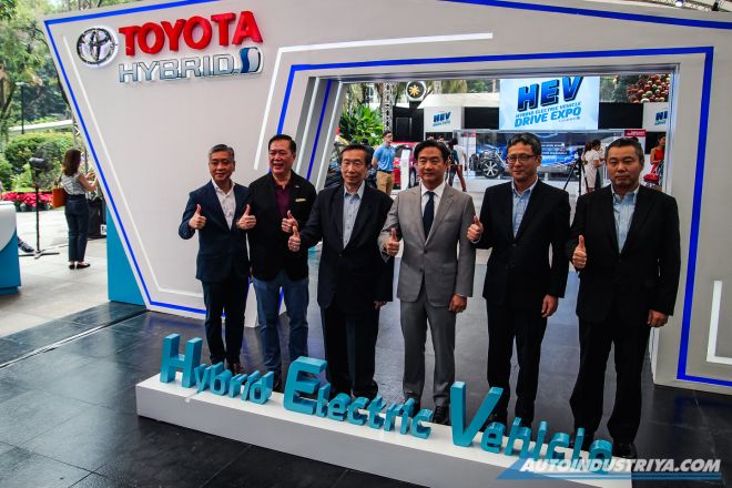 Check out the hydrogen-powered Mirai at Toyota HEV Drive Expo image