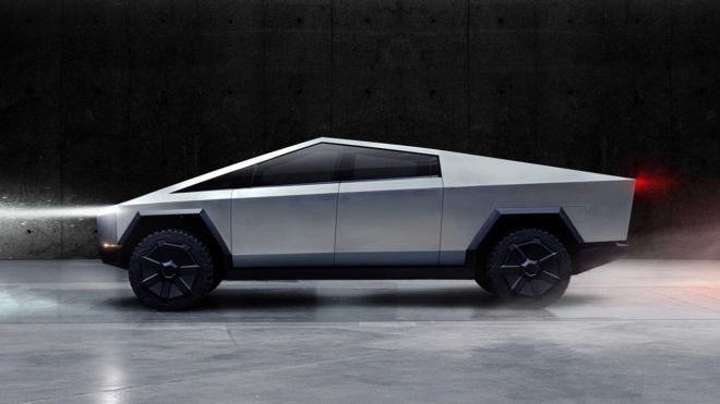The internet had a field day with the Tesla Cybertruck image