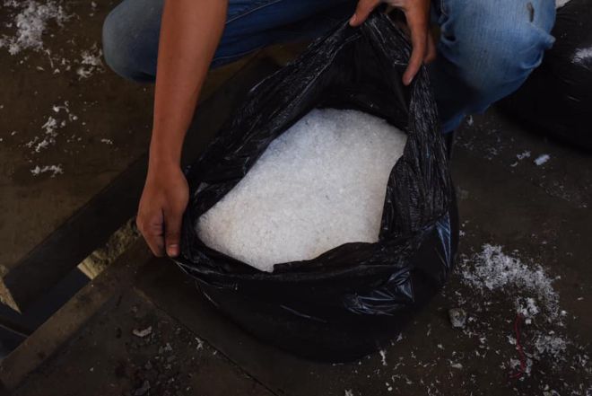 San Miguel Corporation built a road using recycled plastic image