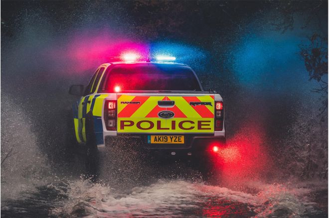 This Ford Ranger Raptor police truck actually makes sense image