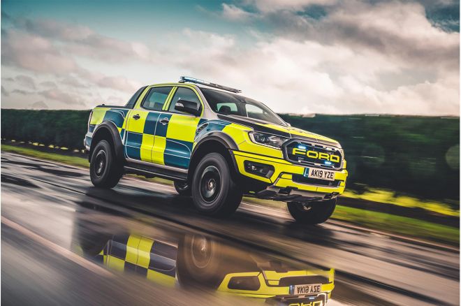 This Ford Ranger Raptor police truck actually makes sense image