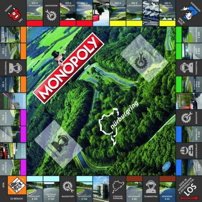 Monopoly Nurburgring is the perfect Christmas gift for car guys image