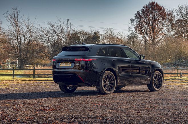 This Range Rover Velar trades chrome for an all-black look image
