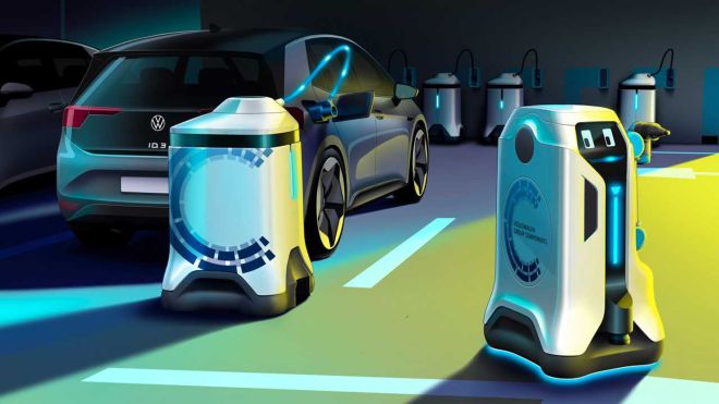 Volkswagen wants to make robots that will charge parked electric cars image