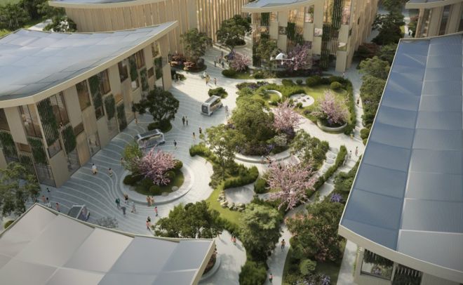 Toyota wants to build a high tech prototype city near Mt. Fuji image