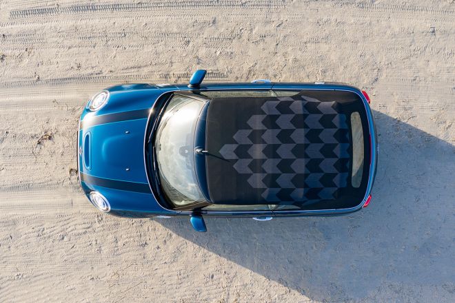 This Mini Convertible looks good even with the top up image