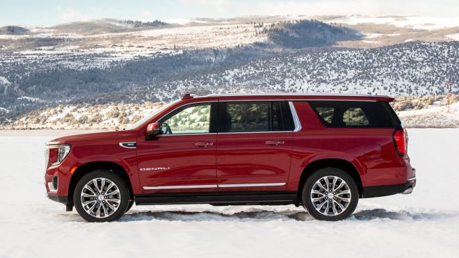 GMC Yukon, Yukon XL is the fancy Chevy Suburban we won