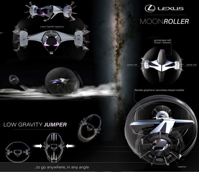 These Lexus concepts show what we could be riding on the moon image