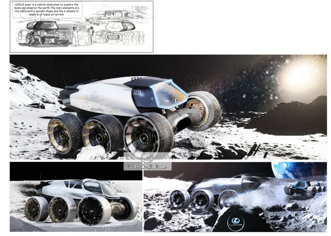 These Lexus concepts show what we could be riding on the moon image