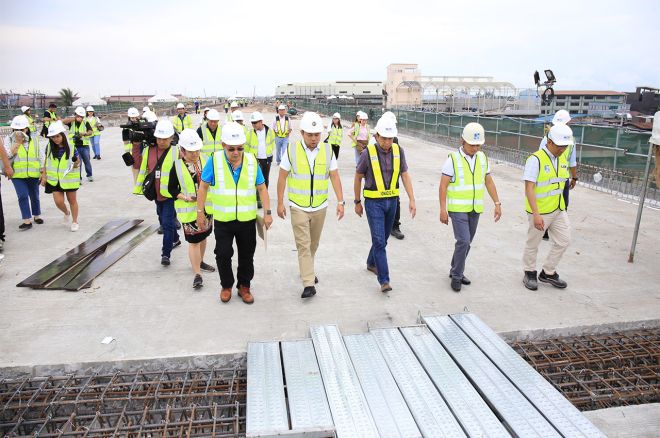C3-R10 Section of NLEX Harbor Link Segment 10 now 75% complete image
