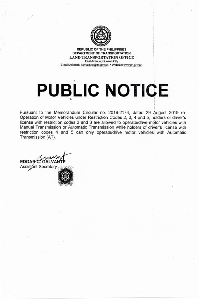 Are you legally allowed to drive manual or automatic? image