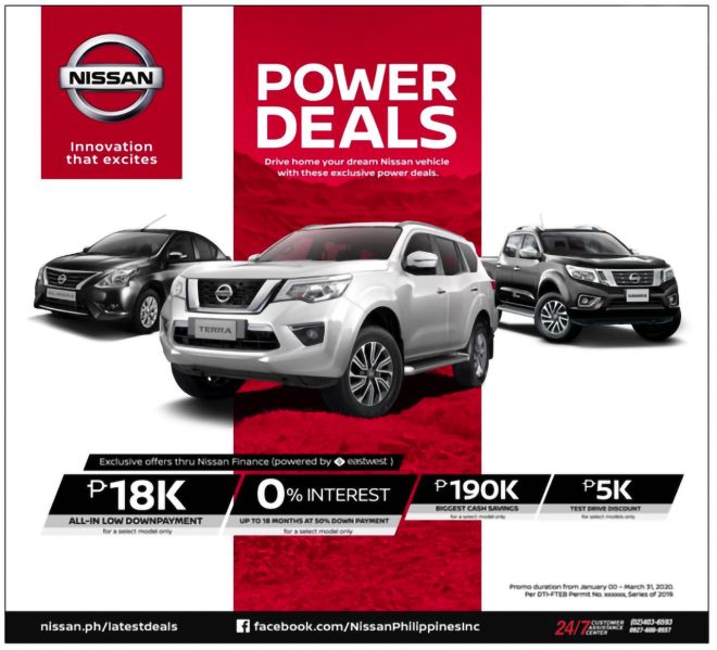 Nissan kicks off 2020 with Power Deals promo image