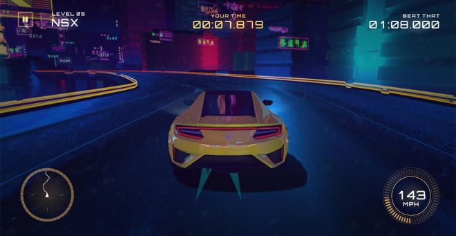 Acura racing game image