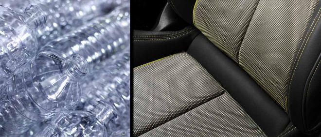 Audi now makes seat upholsteries out of...PET bottles image