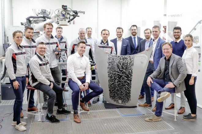 Porsche 911 personal fingerprint image