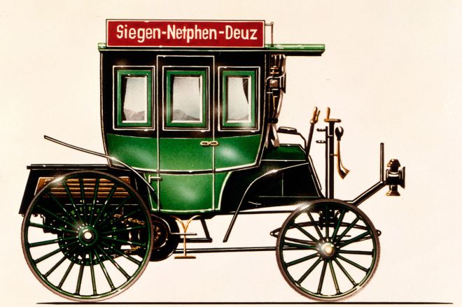 125 years ago, Mercedes-Benz launched the first engine-powered bus image