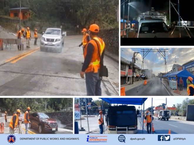 DPWH sets up disinfecting stations across major highways nationwide image