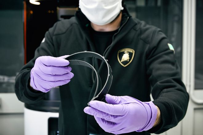 From supercars to PPEs: Lamborghini now making face masks, face guards image