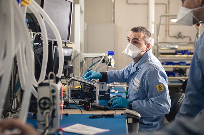Peugeot group to help make 10,000 respirators in 50 days image