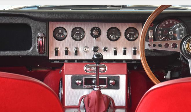 Check out the restoration of this Jaguar E-Type image