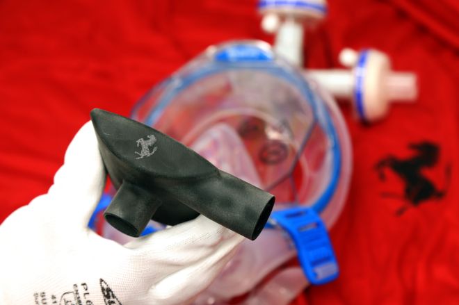 Ferrari extends factory shut down, now making respirators instead image