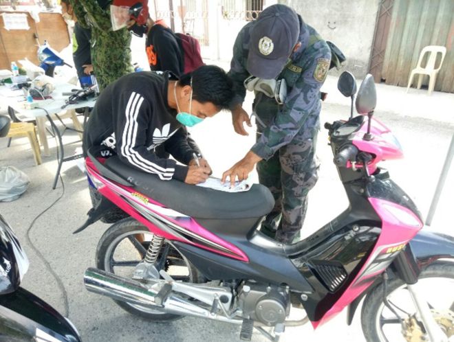 Tarlac City Police busy confiscating car horns at checkpoints image