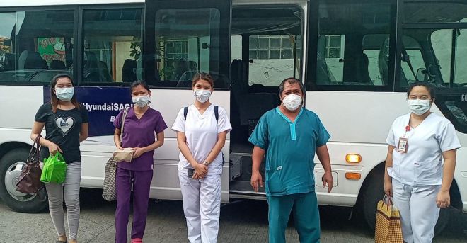 HyundaiSAGIP pays it forward, helps with transportation and PPEs image