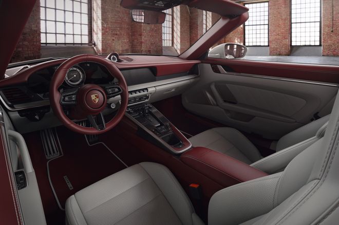 Porsche 911 two tone interior image