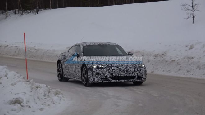 Electric Audi e-tron GT prototype looks ready for production image