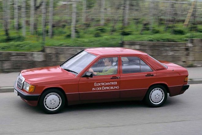 Throwback Thursday: When Mercedes made an electric 190E in 1990 image