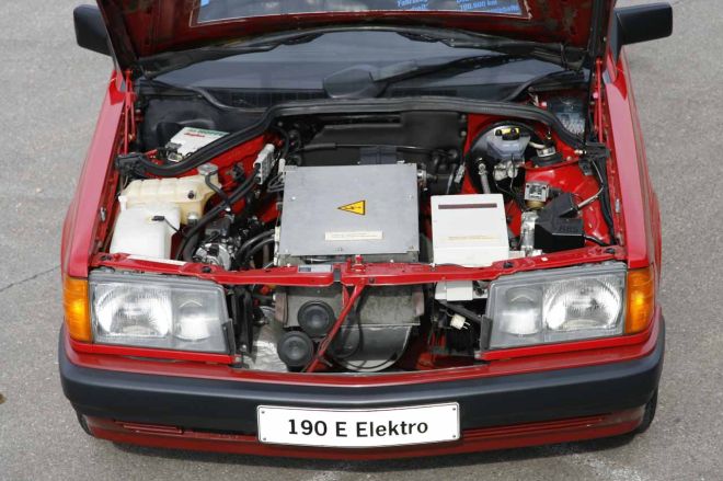 Throwback Thursday: When Mercedes made an electric 190E in 1990 image
