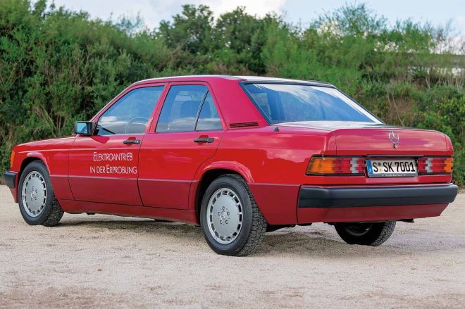 Throwback Thursday: When Mercedes made an electric 190E in 1990 image