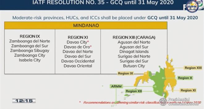 These areas in the country are no longer under GCQ, ECQ image