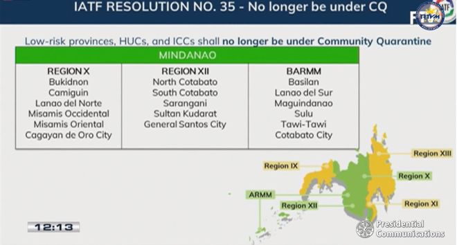 Low-risk areas in PH to be placed under Modified GCQ image