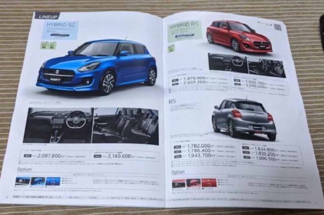 Brochure leak hints facelifted Suzuki Swift coming soon image