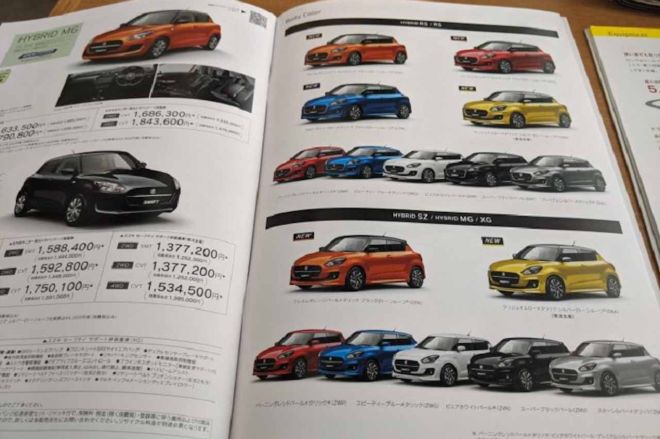 Brochure leak hints facelifted Suzuki Swift coming soon image