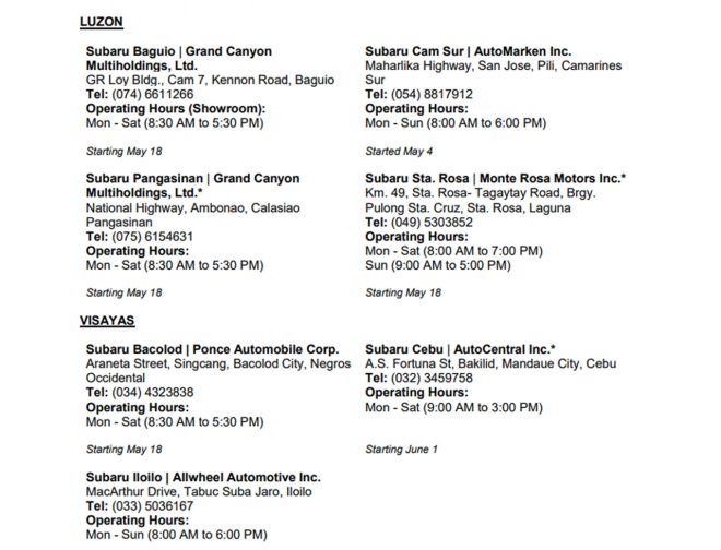 LIST: These car dealerships are open to serve you image