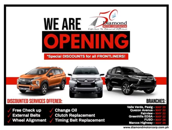 LIST: All the reopened auto dealerships in PH so far image
