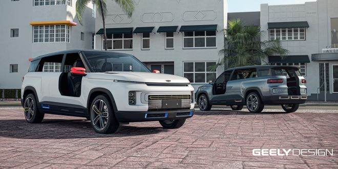 Geely design boss creates his own version of Philippine jeepney image