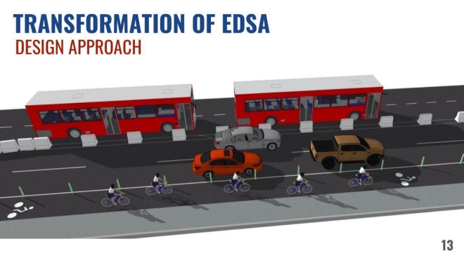 EDSA oncoming traffic image