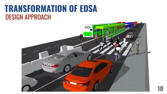 EDSA oncoming traffic image
