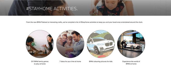 BMW digital showroom image