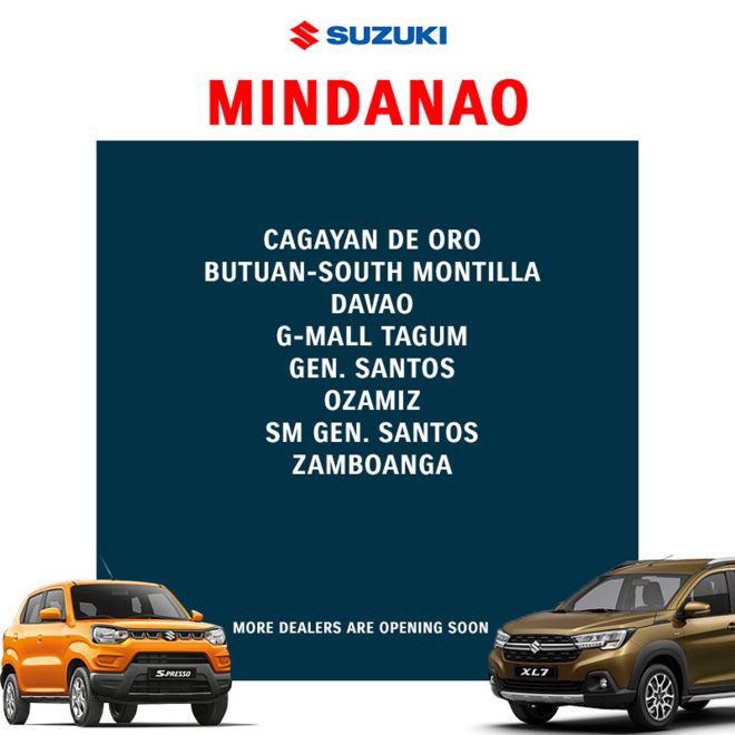 Suzuki Philippines now has 64 dealerships open across the country image